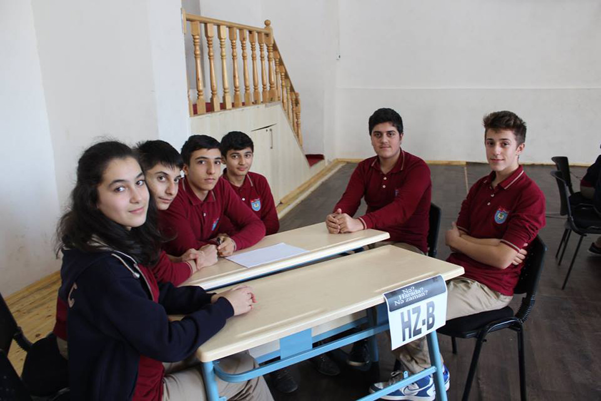 Bakıda məktəblilər arasında Breyn Rinq keçirildi (FOTO)
