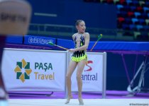 Bədii gimnastika üzrə 22-ci Azərbaycan Birinciliyi və Bölgələrarası Kubok yarışları davam edir (FOTO)