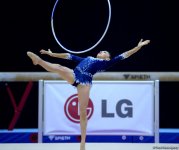 Bədii gimnastika üzrə 22-ci Azərbaycan Birinciliyi və Bölgələrarası Kubok yarışları davam edir (FOTO)