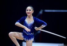 Bədii gimnastika üzrə 22-ci Azərbaycan Birinciliyi və Bölgələrarası Kubok yarışları davam edir (FOTO)
