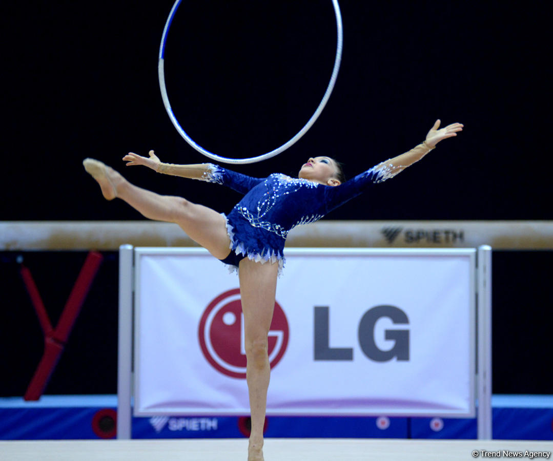 Bədii gimnastika üzrə 22-ci Azərbaycan Birinciliyi və Bölgələrarası Kubok yarışları davam edir (FOTO)