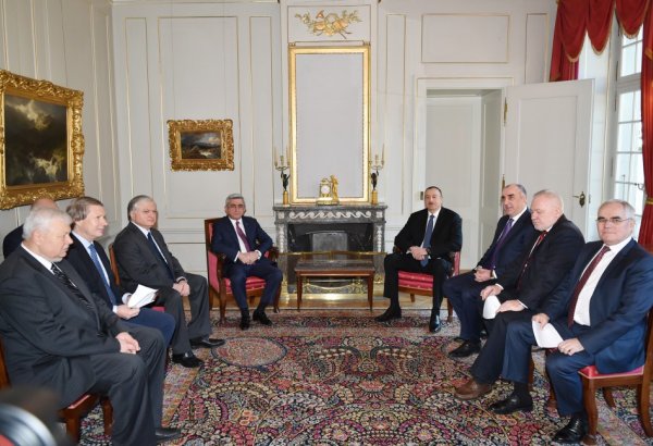 Berndə Azərbaycan və Ermənistan prezidentlərinin görüşü keçirilib (ƏLAVƏ OLUNUB)
