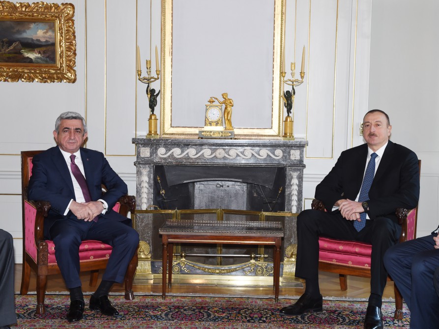 Berndə Azərbaycan və Ermənistan prezidentlərinin görüşü keçirilib (ƏLAVƏ OLUNUB)