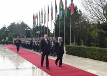 Əfqanıstan Prezidentinin rəsmi qarşılanma mərasimi olub (FOTO)
