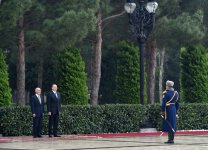 Əfqanıstan Prezidentinin rəsmi qarşılanma mərasimi olub (FOTO)