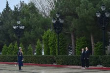 Əfqanıstan Prezidentinin rəsmi qarşılanma mərasimi olub (FOTO)
