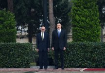 Əfqanıstan Prezidentinin rəsmi qarşılanma mərasimi olub (FOTO)