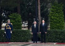 Əfqanıstan Prezidentinin rəsmi qarşılanma mərasimi olub (FOTO)