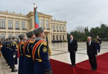 Əfqanıstan Prezidentinin rəsmi qarşılanma mərasimi olub (FOTO)