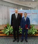 İlham Əliyev və xanımı Mehriban Əliyeva 2015-ci ilin idman yekunlarına həsr olunan mərasimdə iştirak ediblər (FOTO) (ƏLAVƏ OLUNUB)