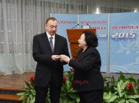 İlham Əliyev və xanımı Mehriban Əliyeva 2015-ci ilin idman yekunlarına həsr olunan mərasimdə iştirak ediblər (FOTO) (ƏLAVƏ OLUNUB)