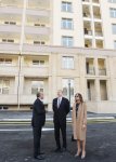 Prezident İlham Əliyev və xanımı Mehriban Əliyeva gözdən əlillər üçün yeni yaşayış binasının açılışında iştirak ediblər (FOTO)