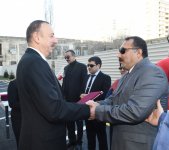 Prezident İlham Əliyev və xanımı Mehriban Əliyeva gözdən əlillər üçün yeni yaşayış binasının açılışında iştirak ediblər (FOTO)