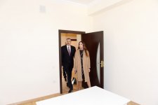 Prezident İlham Əliyev və xanımı Mehriban Əliyeva gözdən əlillər üçün yeni yaşayış binasının açılışında iştirak ediblər (FOTO)
