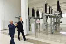 Azərbaycan Prezidenti İlham Əliyev Xəzər rayonunda bir neçə yarımstansiyanın açılışında iştirak edib (FOTO)