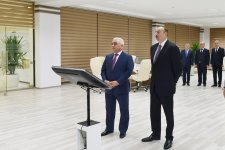 Azərbaycan Prezidenti İlham Əliyev Xəzər rayonunda bir neçə yarımstansiyanın açılışında iştirak edib (FOTO)