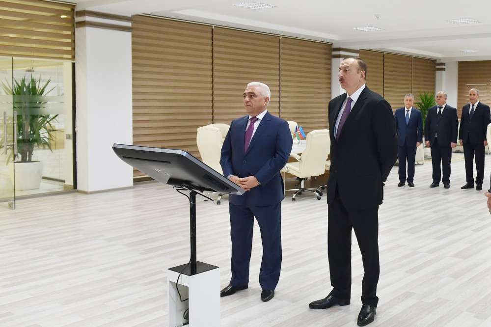 Azərbaycan Prezidenti İlham Əliyev Xəzər rayonunda bir neçə yarımstansiyanın açılışında iştirak edib (FOTO)