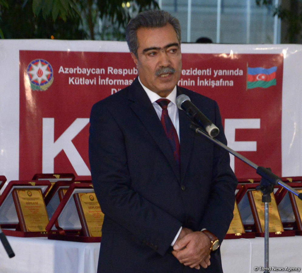 Fərdi jurnalist yazıları müsabiqəsinin qalibləri mükafatlandırılıb (FOTO)
