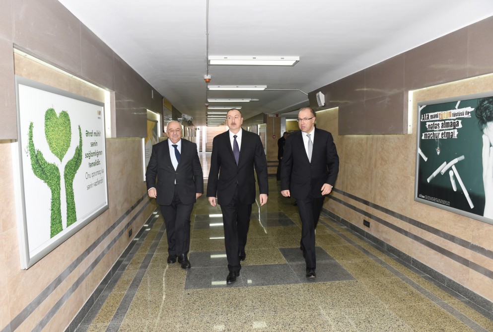 İlham Əliyev “Elmlər Akademiyası” stansiyasının yeni inşa olunan ikinci çıxışının açılışında iştirak edib (FOTO)