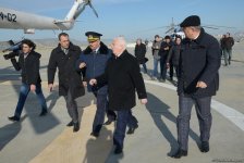 "Günəşli" yatağında yanğının söndürülməsi istiqamətində işlər davam etdirilir (FOTO)