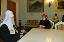 Ukrayna Patriarxı Filaret Nuridə Qurbanova ilə görüşüb (FOTO)