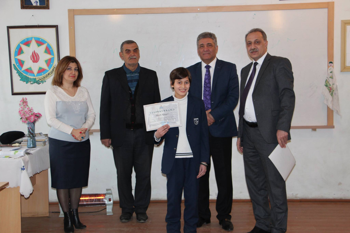 Bilik Fondu Nardaran məktəblilərinin qonağı olub (FOTO)