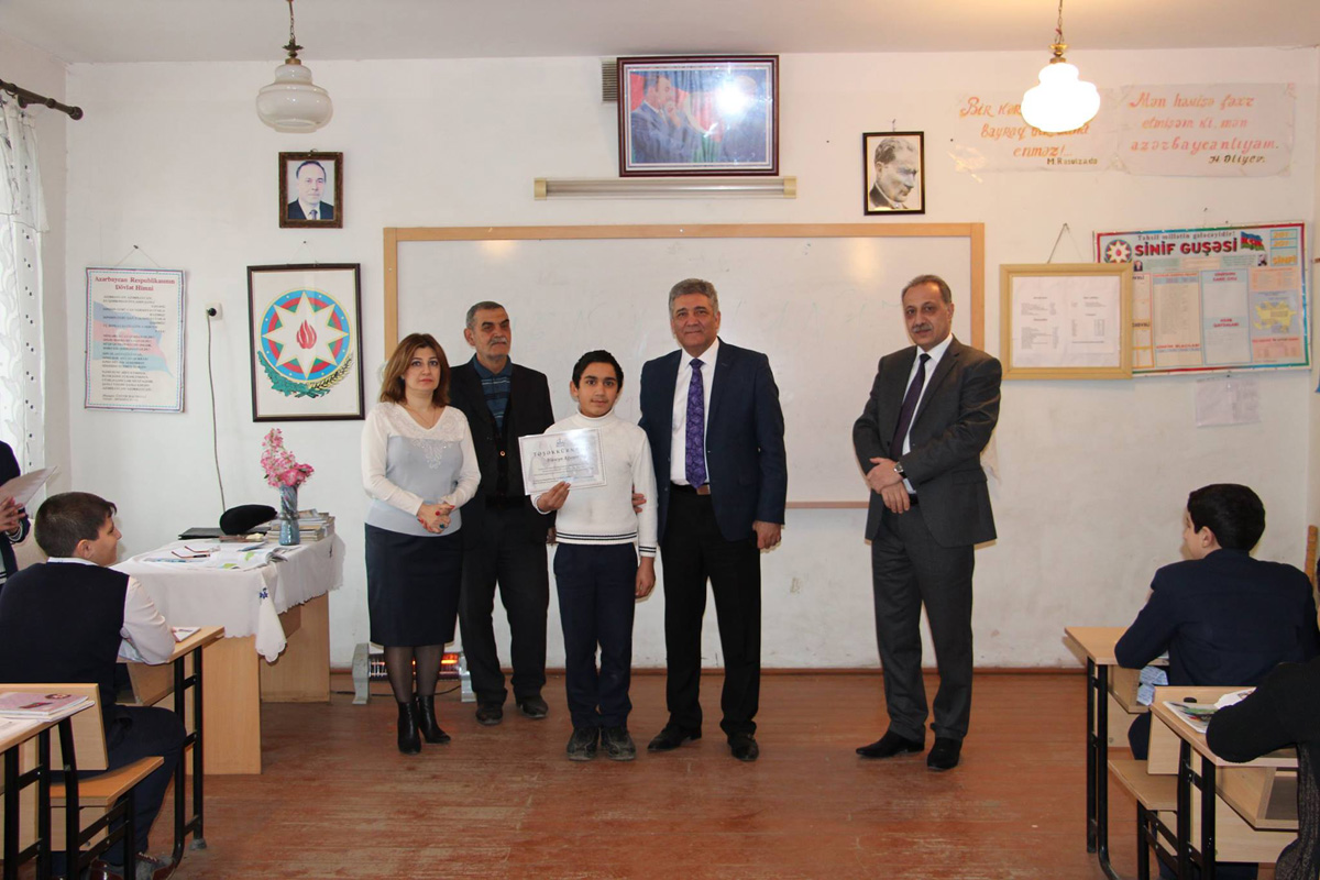 Bilik Fondu Nardaran məktəblilərinin qonağı olub (FOTO)