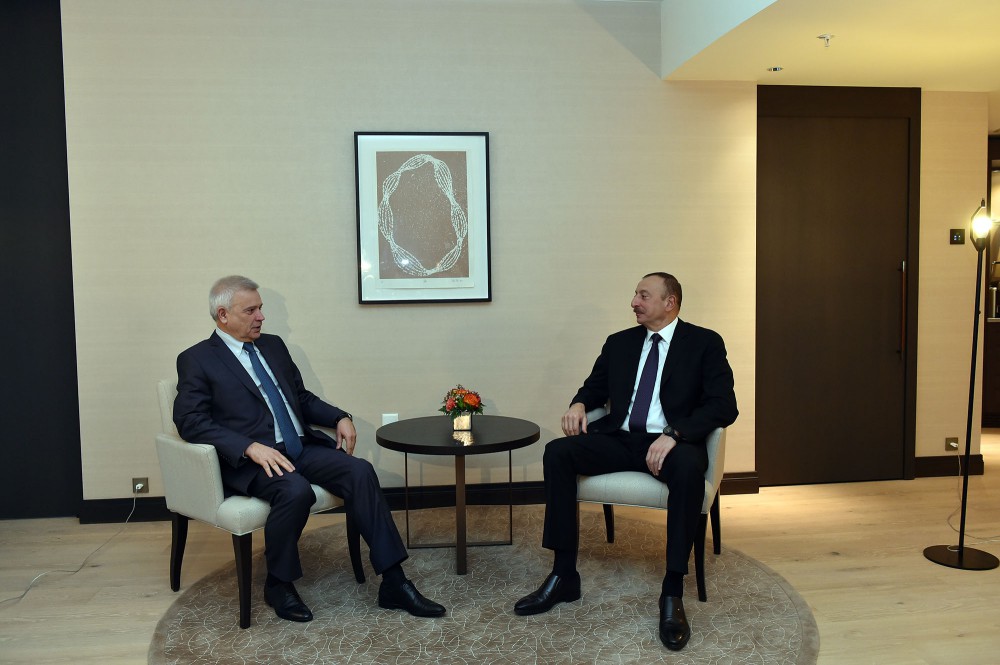 Prezident İlham Əliyev “LUKOIL” şirkətinin rəhbəri ilə görüşüb