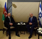İlham Əliyev İsrailin Baş naziri ilə görüşüb (FOTO)