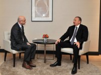 İlham Əliyev "Procter and Gamble Europe" şirkətinin prezidenti ilə görüşüb