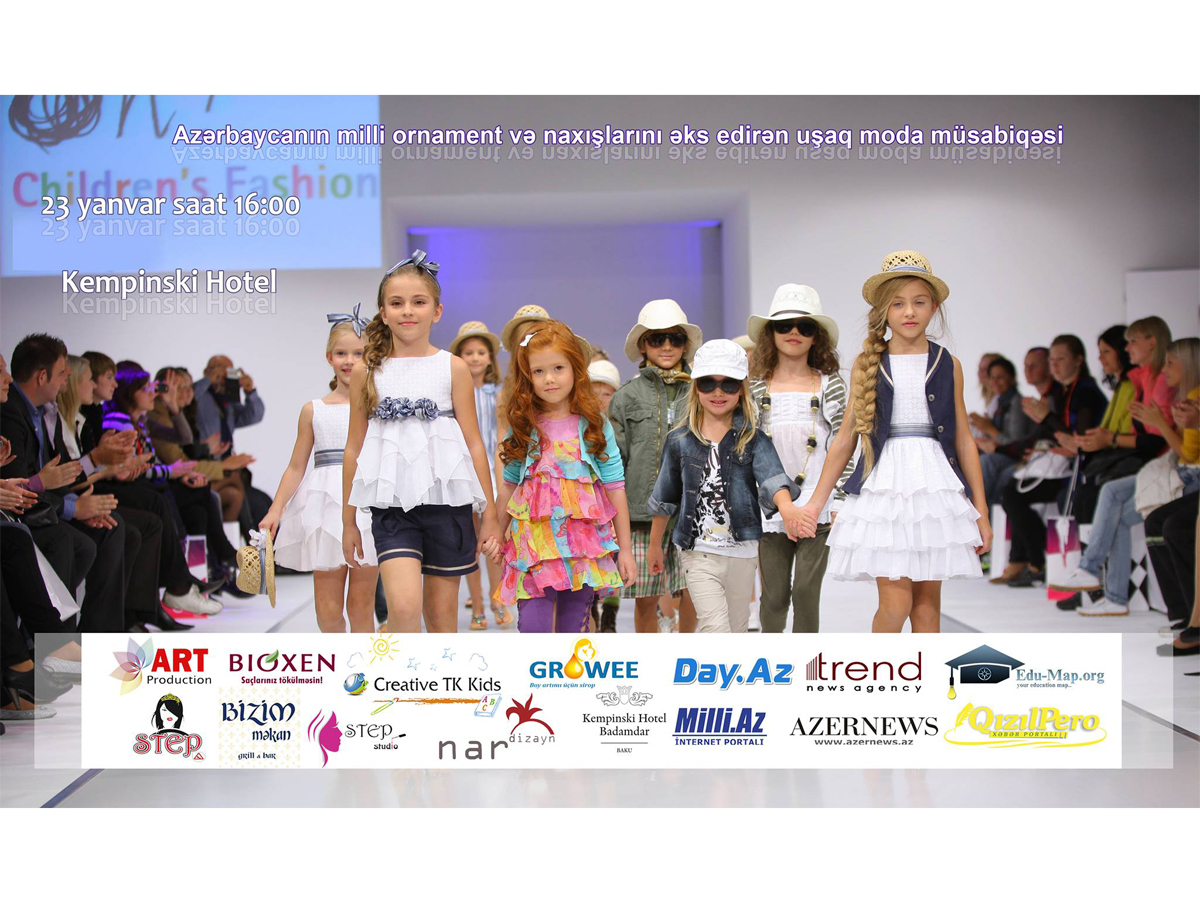 Milli ornament və naxışlı uşaq moda müsabiqəsi başladı