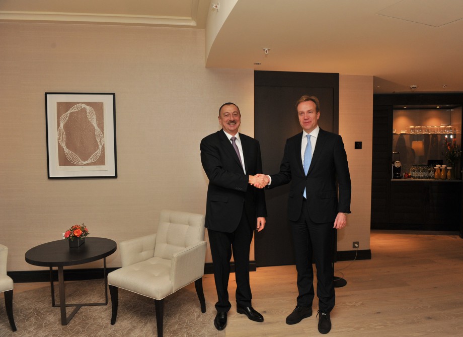 Prezident İlham Əliyev Norveçin xarici işlər naziri ilə görüşüb (FOTO)