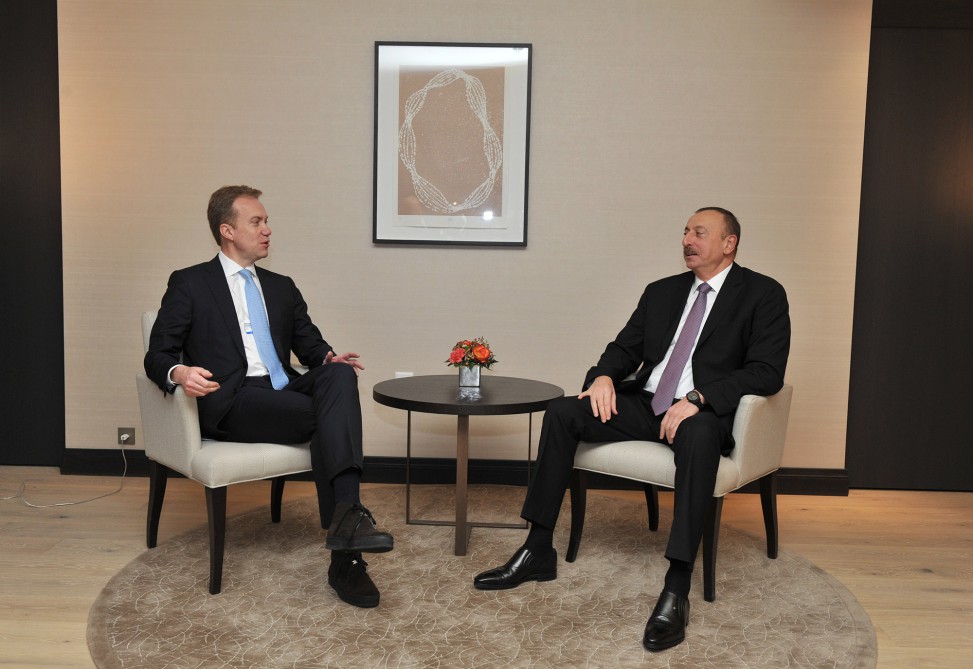 Prezident İlham Əliyev Norveçin xarici işlər naziri ilə görüşüb (FOTO)