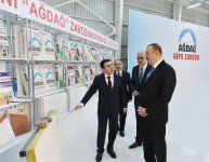 Prezident İlham Əliyev Yeni Ağdağ gips zavodunun açılışında iştirak edib (FOTO)