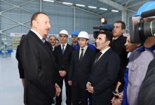 Prezident İlham Əliyev Yeni Ağdağ gips zavodunun açılışında iştirak edib (FOTO)