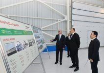 Prezident İlham Əliyev Yeni Ağdağ gips zavodunun açılışında iştirak edib (FOTO)