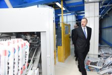 Prezident İlham Əliyev Yeni Ağdağ gips zavodunun açılışında iştirak edib (FOTO)