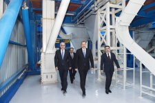 Prezident İlham Əliyev Yeni Ağdağ gips zavodunun açılışında iştirak edib (FOTO)