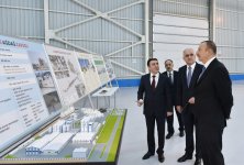 Prezident İlham Əliyev Yeni Ağdağ gips zavodunun açılışında iştirak edib (FOTO)