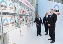 Prezident İlham Əliyev Yeni Ağdağ gips zavodunun açılışında iştirak edib (FOTO)