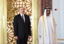 Prezident İlham Əliyev Birləşmiş Ərəb Əmirliklərinə rəsmi səfərə gəlib (FOTO)