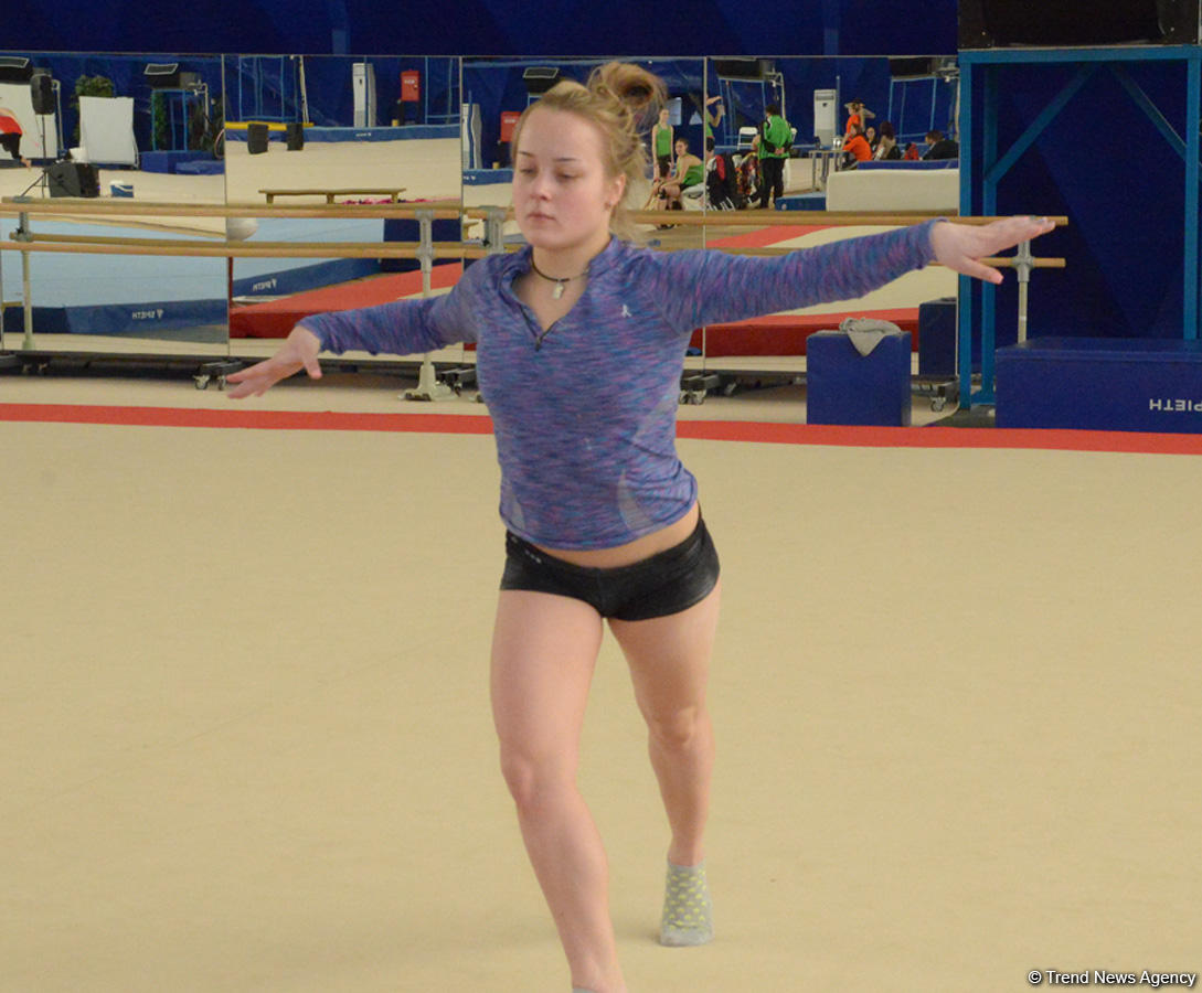Azərbaycanlı gimnast: Dünya Kubokunda yüksək yerlər uğrunda mübarizə aparacağıq (FOTO)