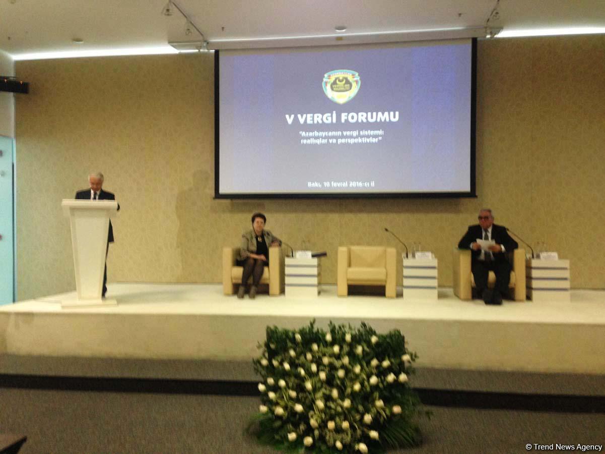 Bakıda "Azərbaycanın vergi sistemi: reallıqlar və perspektivlər" mövzusunda V Vergi Forumu keçirilir (ƏLAVƏ OLUNUB 2) (FOTO)