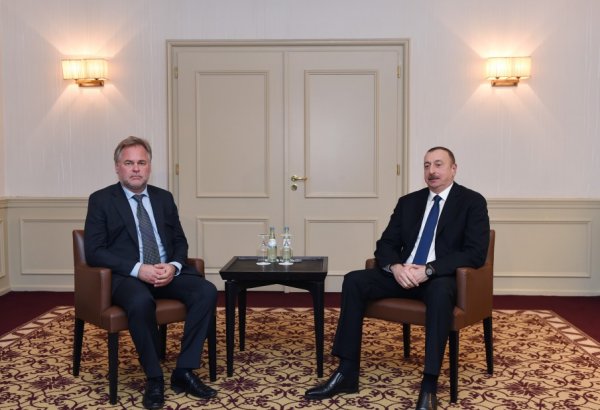 İlham Əliyev "Kaspersky Lab" şirkətinin sahibi və icraçı direktoru ilə görüşüb (FOTO)
