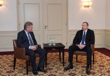 İlham Əliyev "Kaspersky Lab" şirkətinin sahibi və icraçı direktoru ilə görüşüb (FOTO)