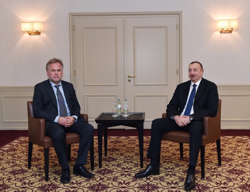 İlham Əliyev "Kaspersky Lab" şirkətinin sahibi və icraçı direktoru ilə görüşüb (FOTO)