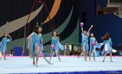 Bakıda idman gimnastikası üzrə Dünya Kubokunun açılış mərasiminin yekun məşqi keçirilib (FOTO)