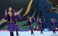 Bakıda idman gimnastikası üzrə Dünya Kubokunun açılış mərasiminin yekun məşqi keçirilib (FOTO)