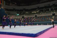 Bakıda idman gimnastikası üzrə Dünya Kubokunun açılış mərasiminin yekun məşqi keçirilib (FOTO)