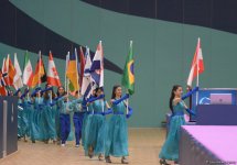 Bakıda idman gimnastikası üzrə Dünya Kubokunun açılış mərasiminin yekun məşqi keçirilib (FOTO)